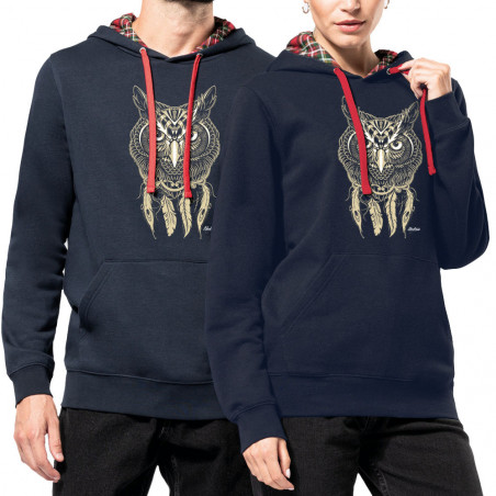 Sweat capuche à motifs...
