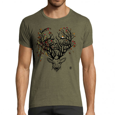 T-shirt homme fit "Cerf...