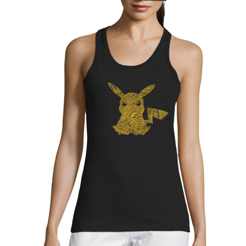 Débardeur femme noir Digital Pikachu (Le Duc,Jeux Vidéo / Geek,Manga Kawaï japan)