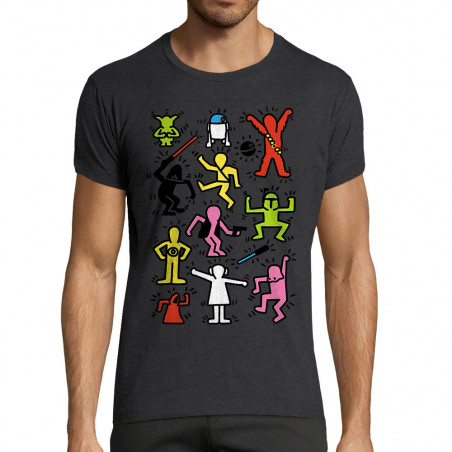 T-shirt homme fit "Haring...