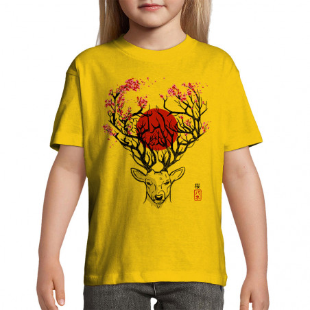 T-shirt enfant "Cerf du Japon"
