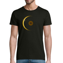 T-shirt homme coton bio noir Sun Record (Le Duc,Divers)