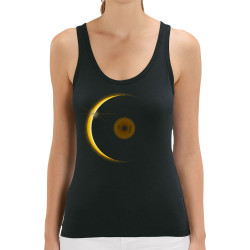 Débardeur femme coton bio noir Sun Record (Le Duc,Divers)