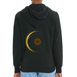 Sweat femme zippé à capuche coton bio noir Sun Record (Le Duc,Divers)
