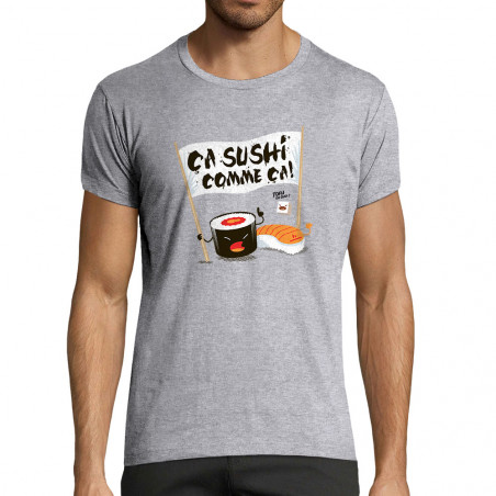 T-shirt homme fit "Ca sushi...