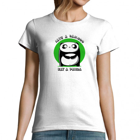 T-shirt femme "Save a Bamboo"
