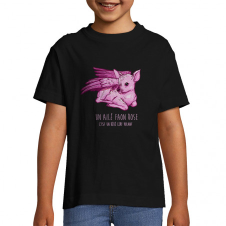 T-shirt enfant "Ailé faon...