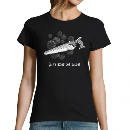 T-shirt femme "Ca va scier...