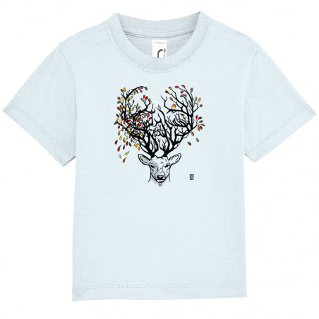 T-shirt bébé "Cerf d'automne"