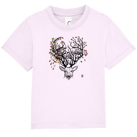 T-shirt bébé "Cerf d'automne"