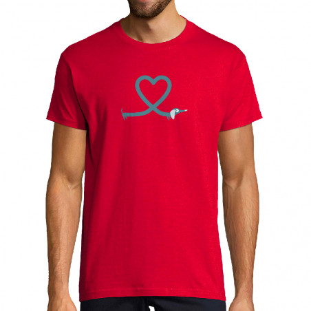 T-shirt homme "Teckel Love"