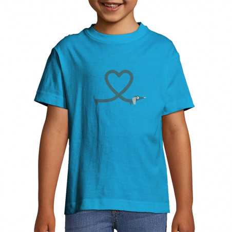 T-shirt enfant "Teckel Love"