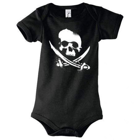 Body bébé "Pirate Skull"