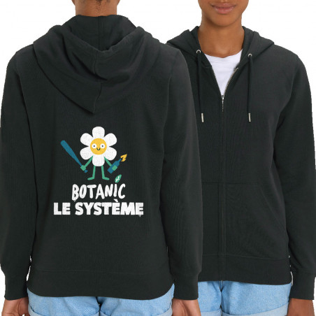 Sweat femme zippé à capuche...