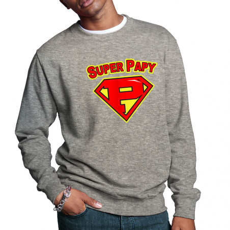 Sweat homme col rond "Super...