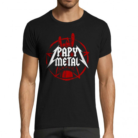 T-shirt homme fit "Papy Metal"