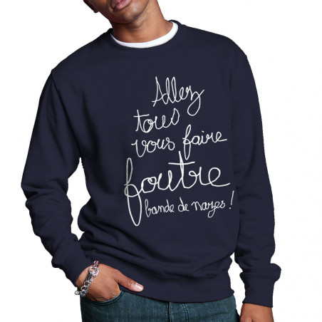 Sweat homme col rond "Tous...