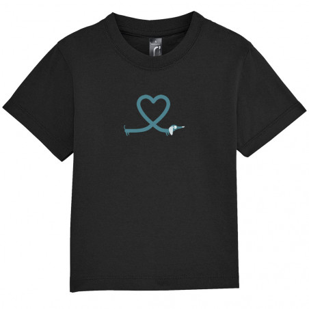T-shirt bébé "Teckel Love"