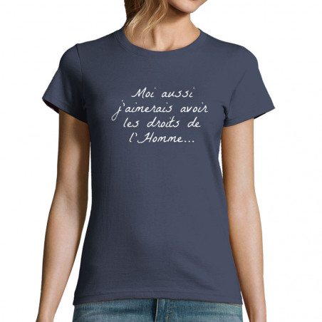 T-shirt femme "J'aimerais...