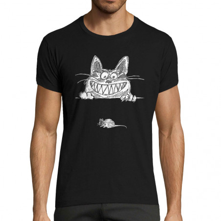 T-shirt homme fit "Happy Cat"