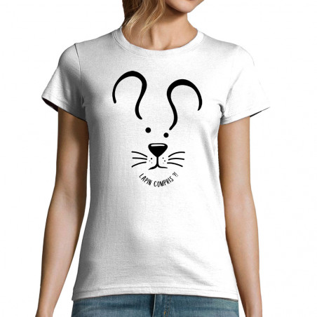 T-shirt femme "Lapin compris"