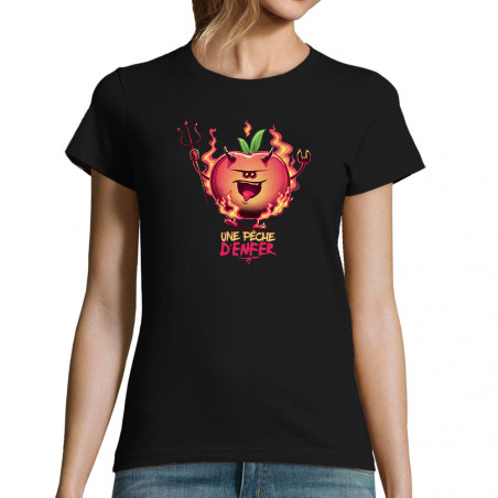 T-shirt femme "Pêche d'enfer"