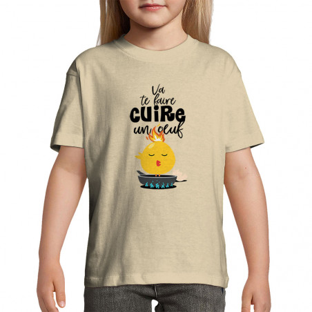 T-shirt enfant "Cuire un œuf"