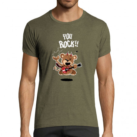 T-shirt homme fit "You rock"