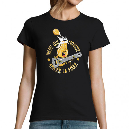 T-shirt femme "Bière qui...