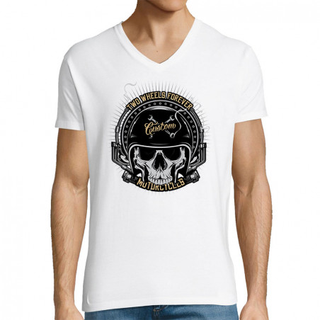 T-shirt homme col V "Two...