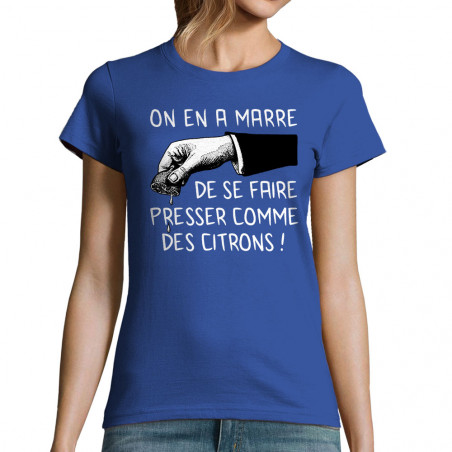 T-shirt femme "Presser...