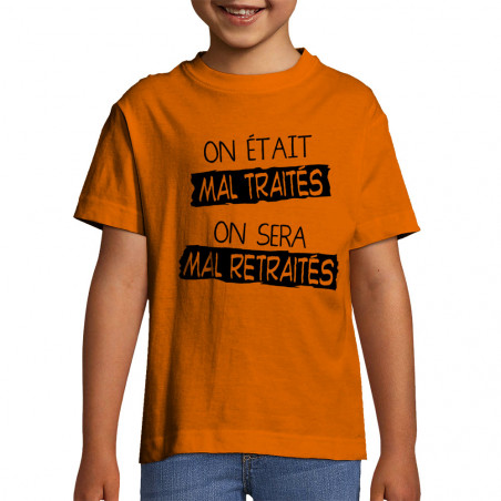 T-shirt enfant "Mal retraités"