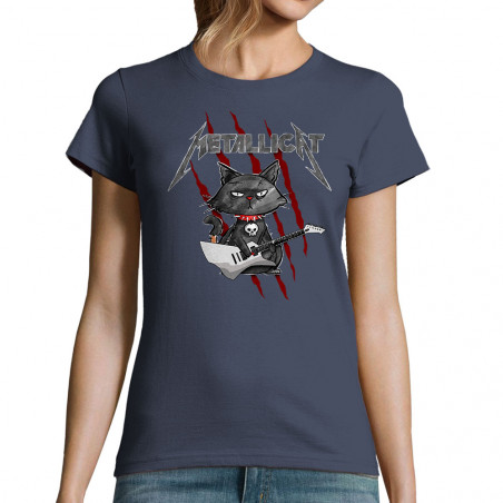 T-shirt femme "Metallicat"