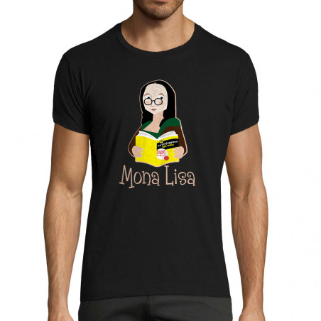 T-shirt homme fit "Mona Lisa"