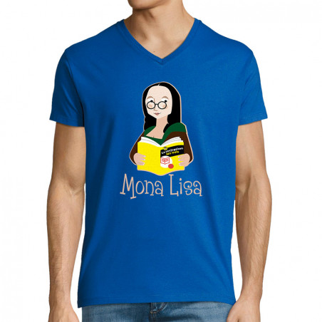 T-shirt homme col V "Mona...