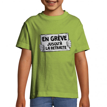T-shirt enfant "En grève...