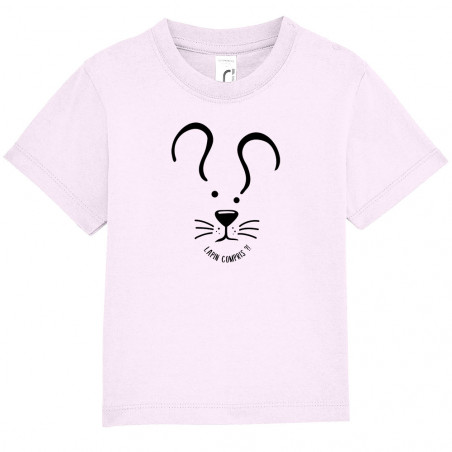 T-shirt bébé "Lapin compris"