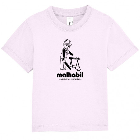 T-shirt bébé "Malhabil"