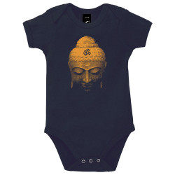 Body bébé bleu marine Buddha Face (Ethnique)