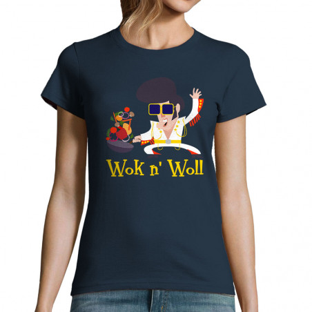 T-shirt femme "Wok n woll"