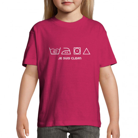 T-shirt enfant "Je suis clean"