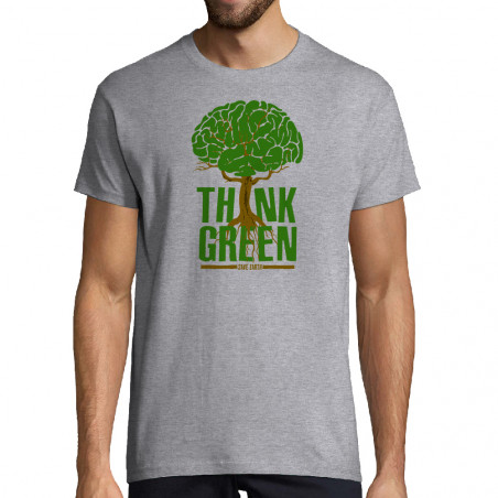 T-shirt homme "Think green...