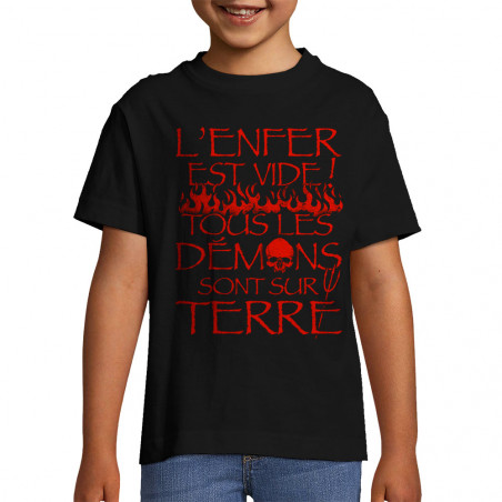 T-shirt enfant "L'enfer est...