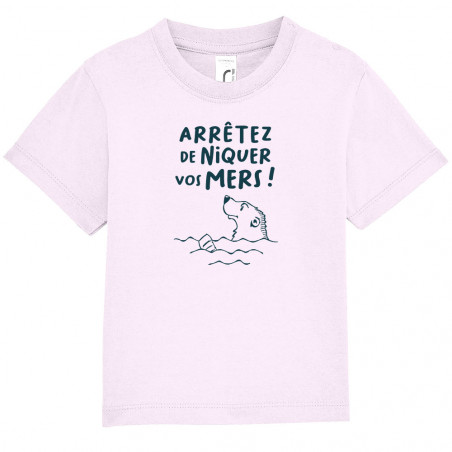 T-shirt bébé "Arrêtez de...