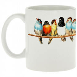 Mug blanc Stay Rebel couleurs (Gondrax,Animaux,Humour)