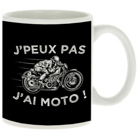 Mug "J'peux pas j'ai moto"