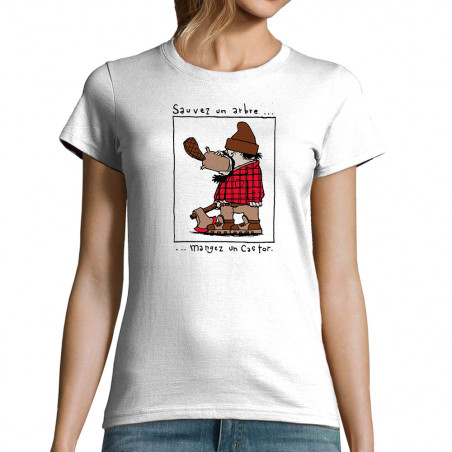 T-shirt femme "Sauvez un...