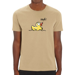 T-shirt homme coton bio naturel Canard meuh (Gondrax,Animaux,Humour)