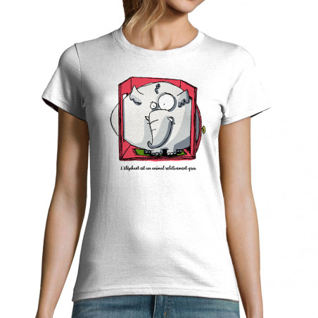 T-shirt femme "L'éléphant...
