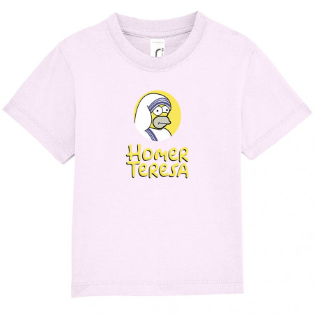 T-shirt bébé "Homer Teresa"